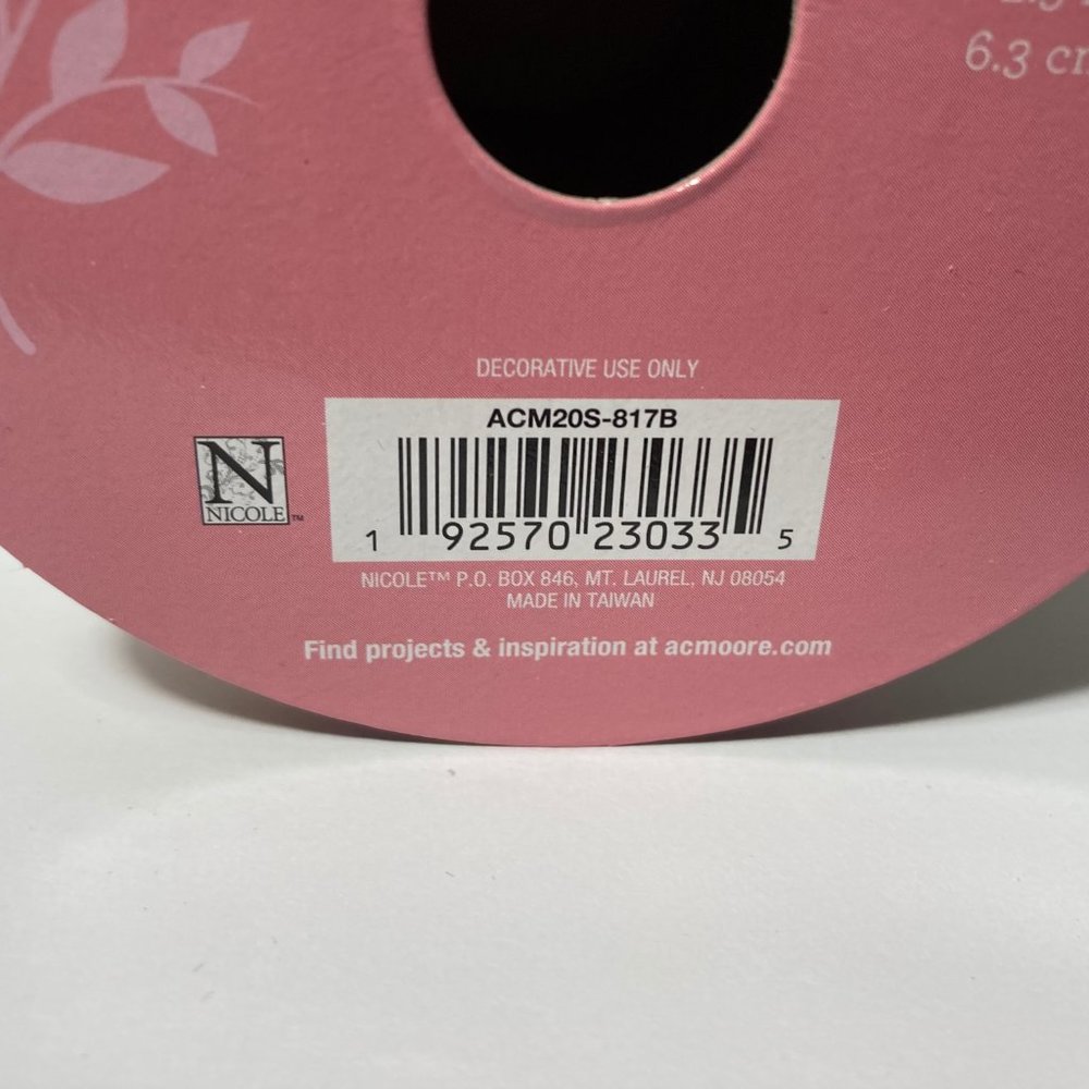 Wired Ribbon Spring Stripe 2.5" 25' - Picture 11 of 12